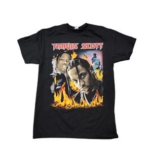 Travis Scott tshirt hip hop rap tee unisex fashion
